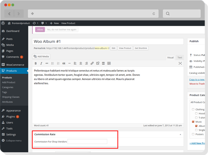 woocommerce plugin to manage product from front end woocommerce plugin to manage product from front end